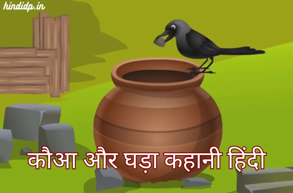 The Crow And The Pitcher Story in Hindi