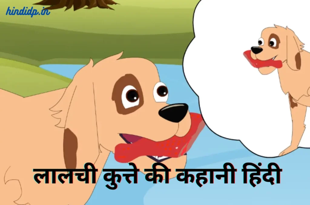 The Greedy Dog Story in Hindi